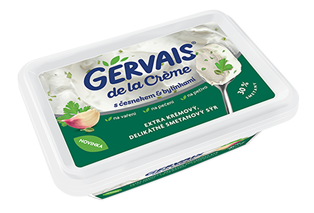 Gervais de la Crème s česnekem a bylinkami