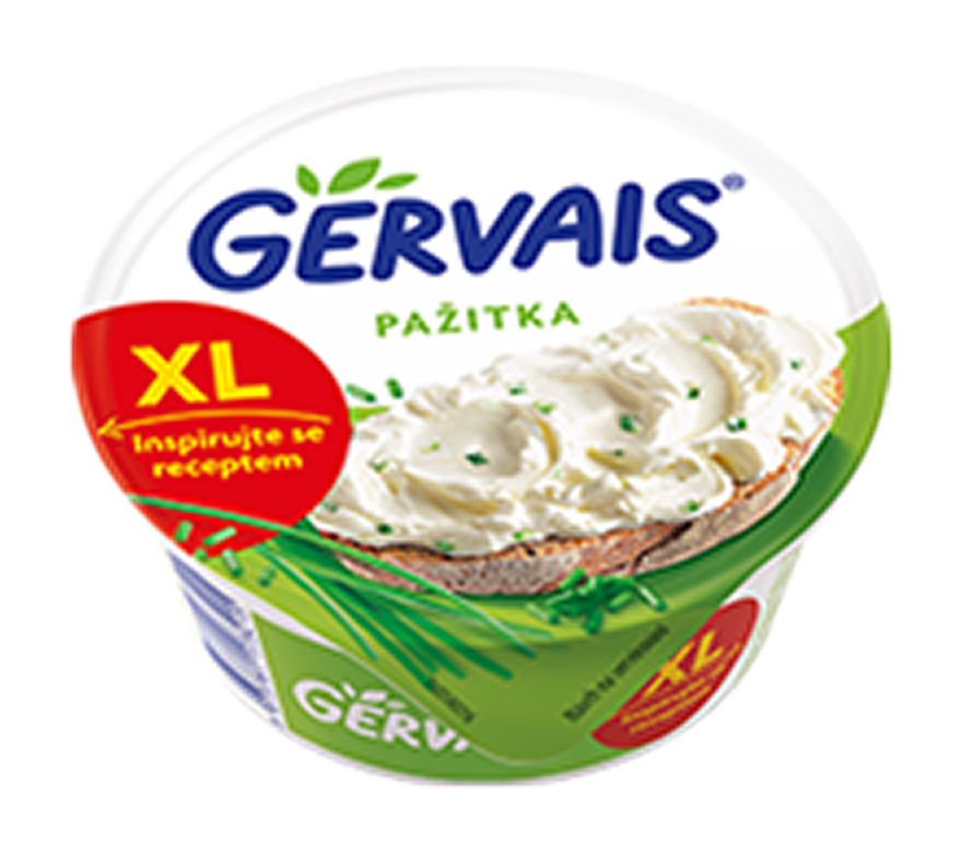 Balení Gervais s pažitkou v rodinném balení