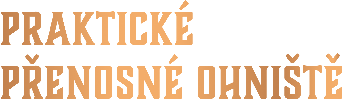 Praktické přenosné ohniště
