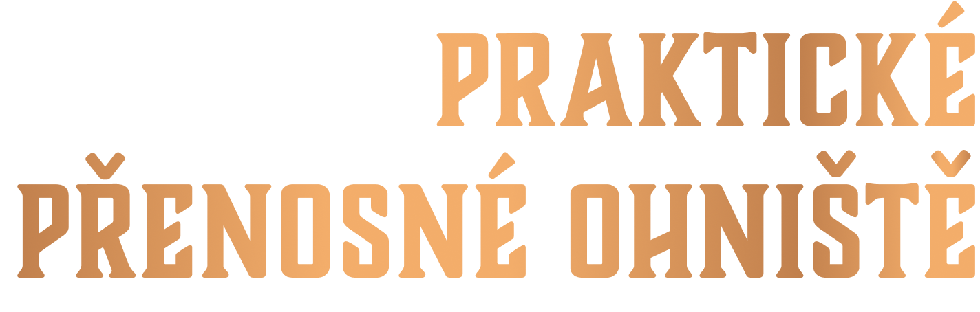 Praktické přenosné ohniště