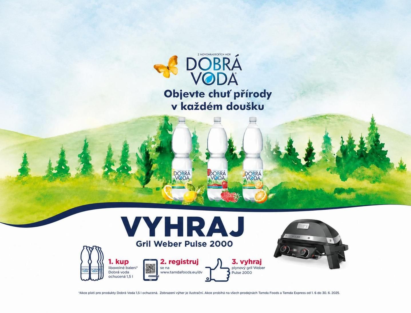 Kup Dobrou vodu a vyhraj gril