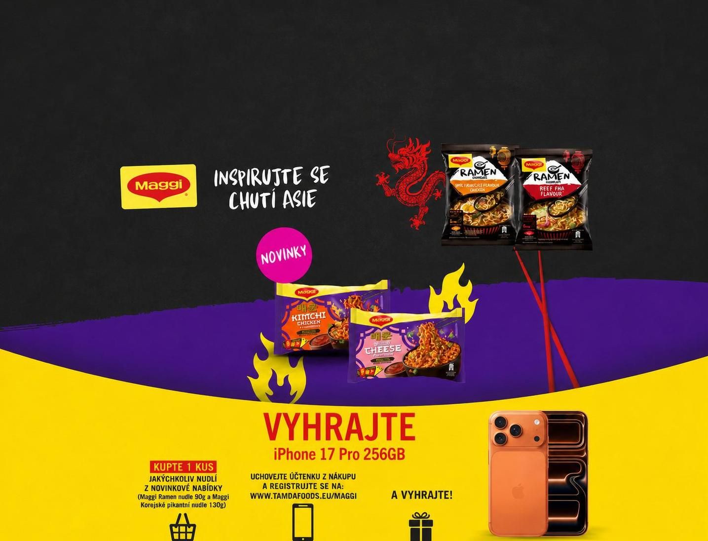 Kup Maggi a vyhraj iPhone 17 Pro