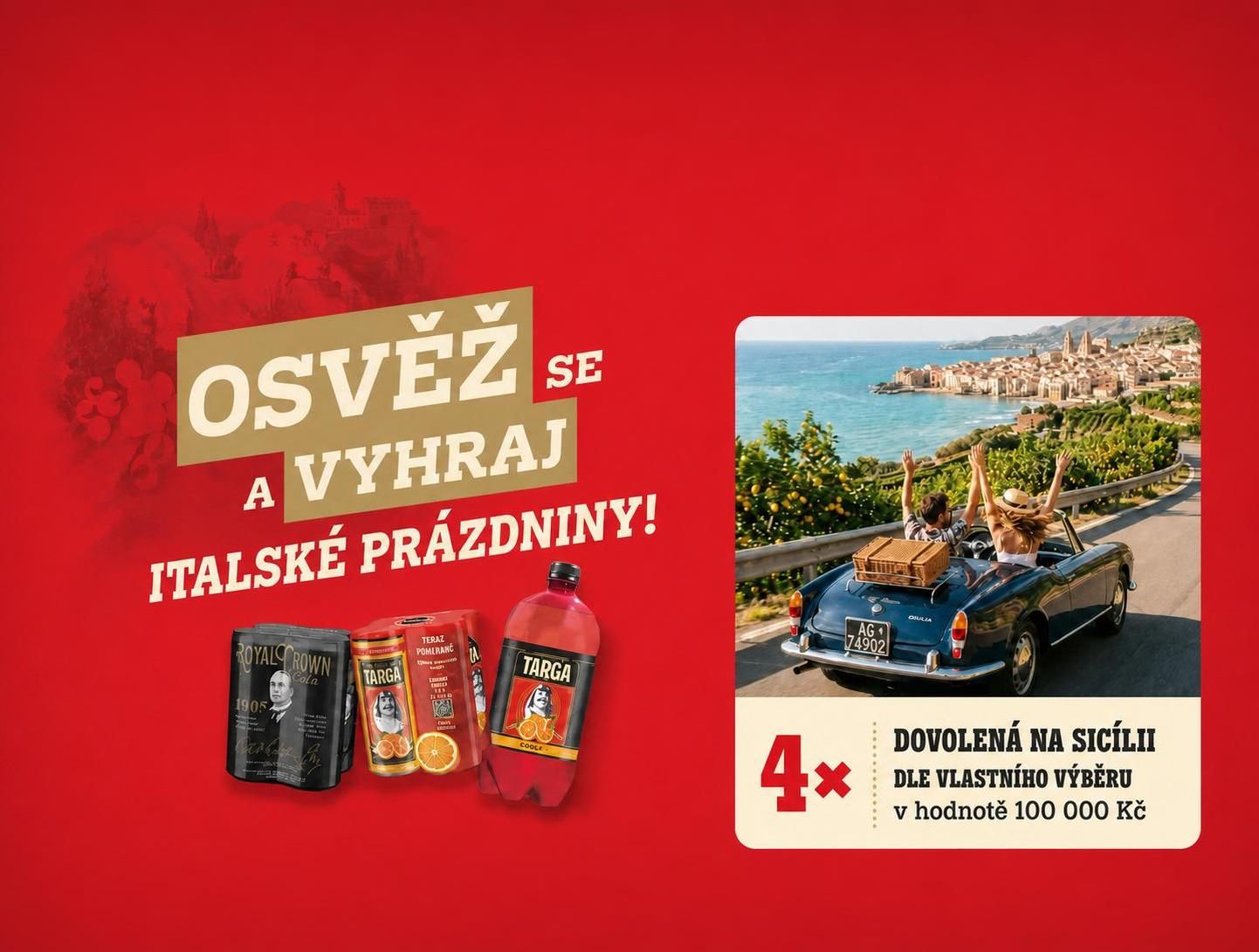 Vyhraj prázdniny na Sicílii