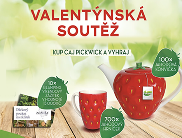 Zahřejte se šálkem čaje Pickwick a vyhrajte skvělé ceny v Albertu!