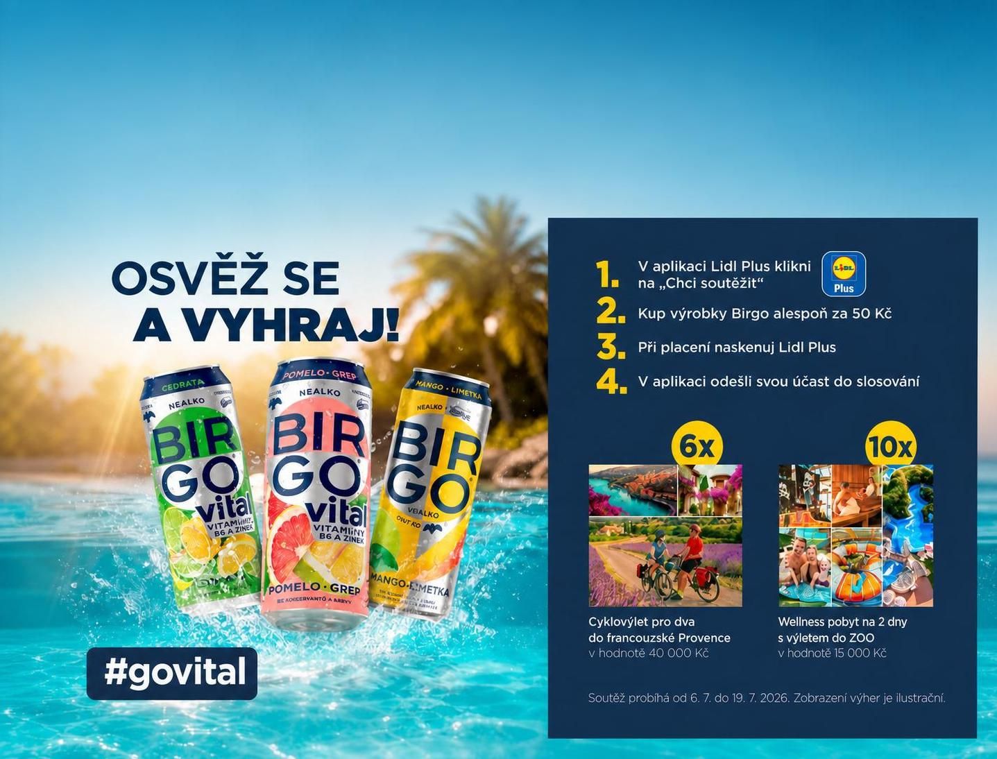Lidl Plus BirGo: francouzské prázdniny