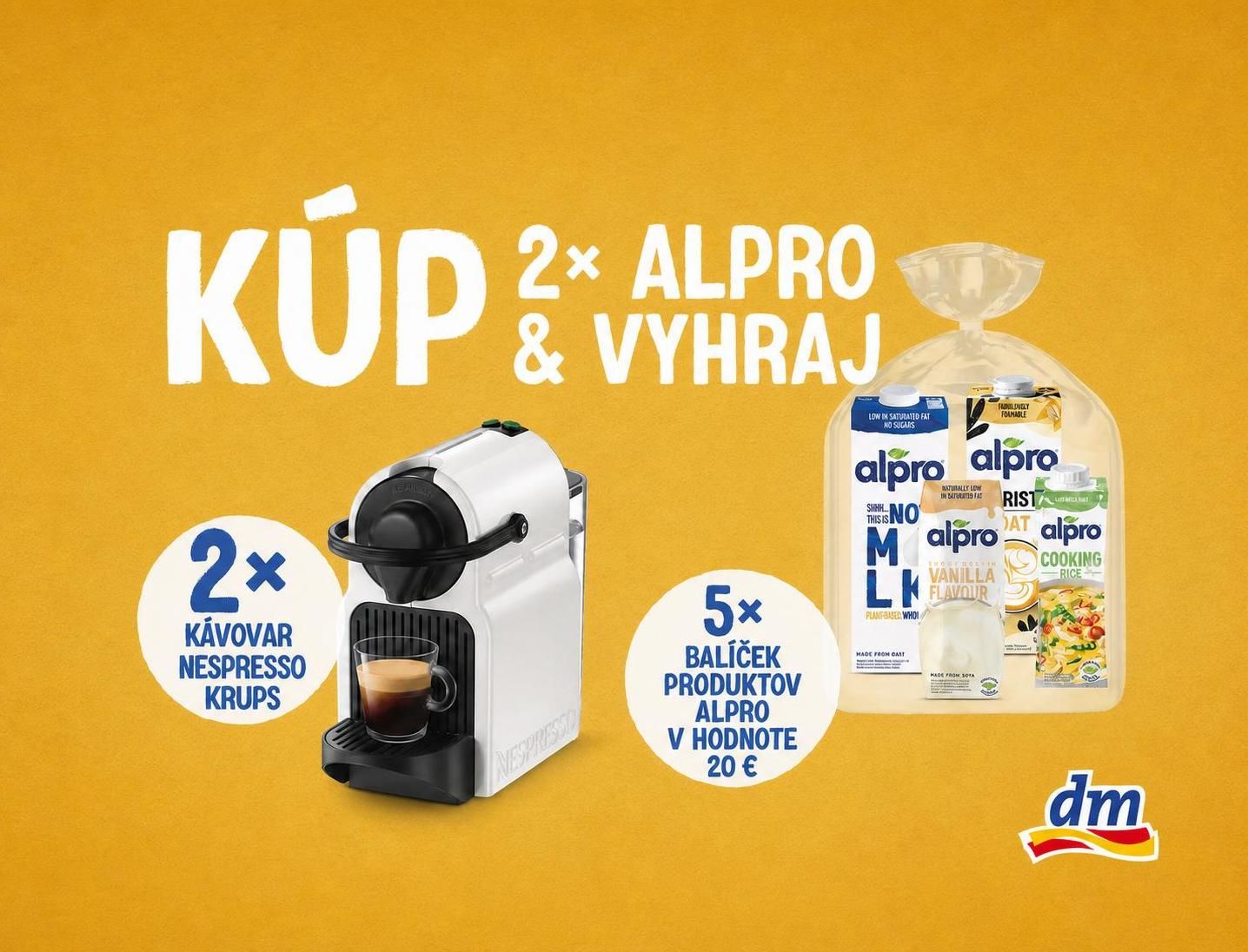 Kúp 2× Alpro a vyhraj