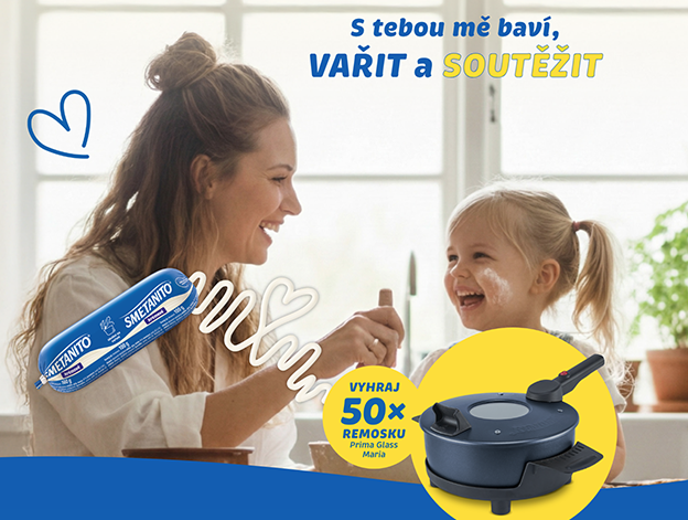 Velká soutěž v Albertu: Rozdáváme 50 Remosek! Stačí nákup Smetanita.