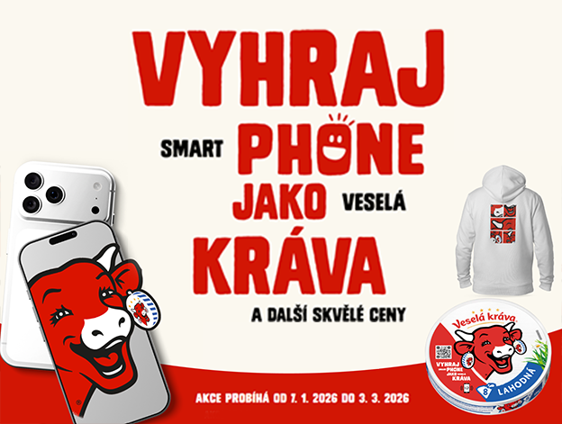 Vychutnej si sýr a zavolej si z nového iPhonu 17 Pro. Soutěž v Albertu i jinde!