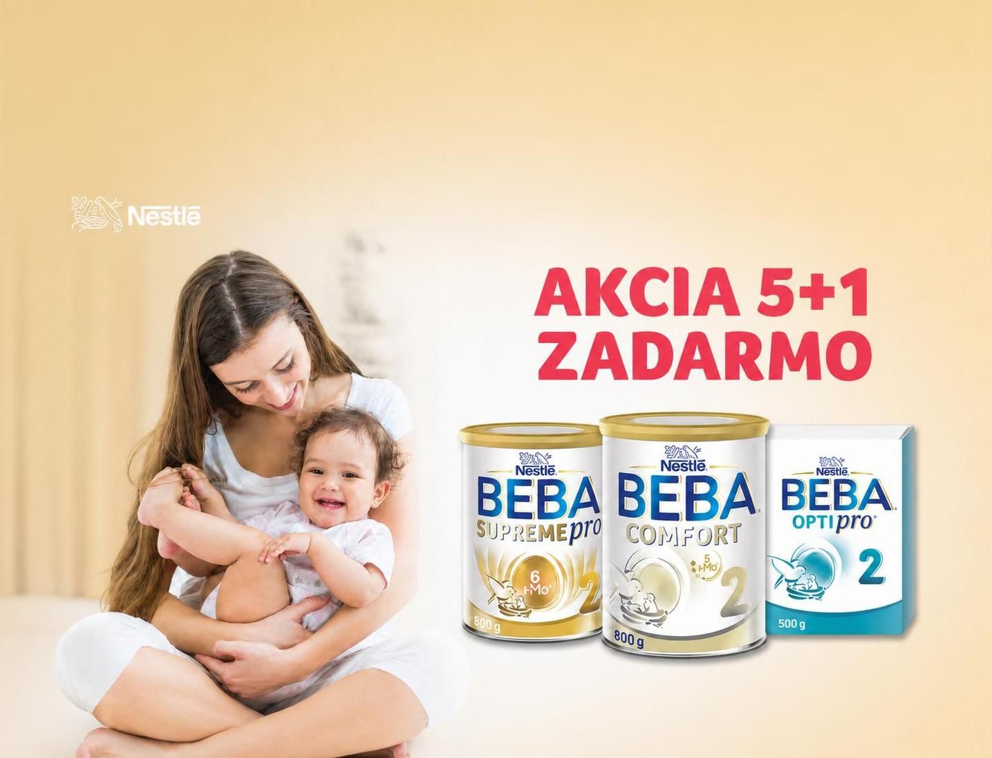BEBA vernostná akcia 5+1 zdarma