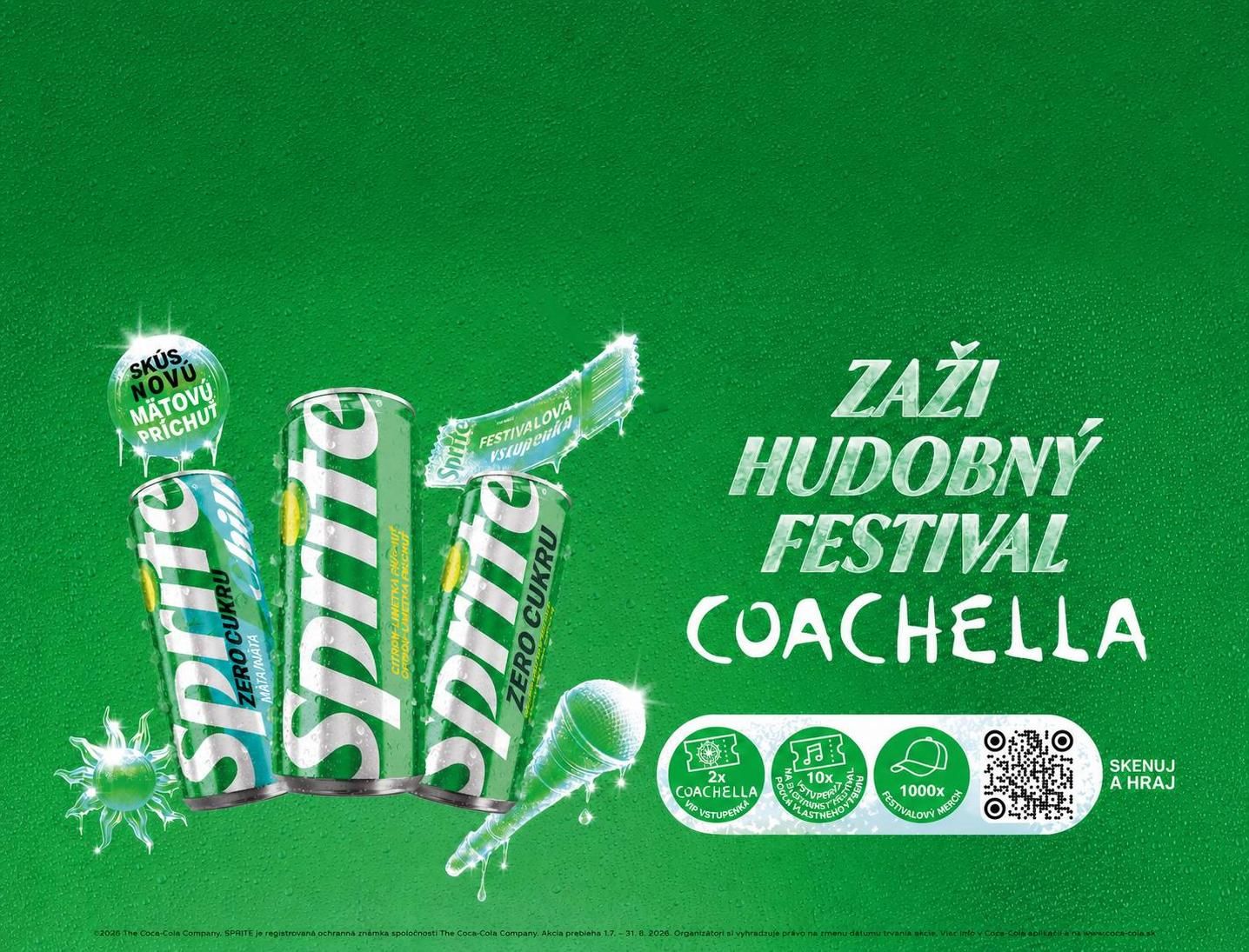 Sprite súťaž o Coachellu 2027