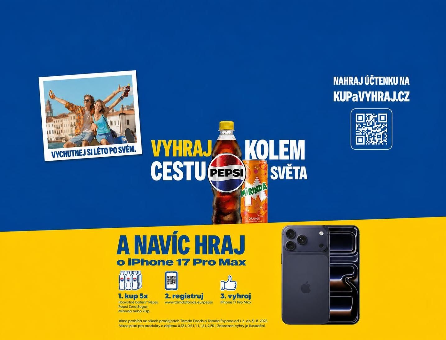 Pepsi soutěž v Tamdě o iPhone