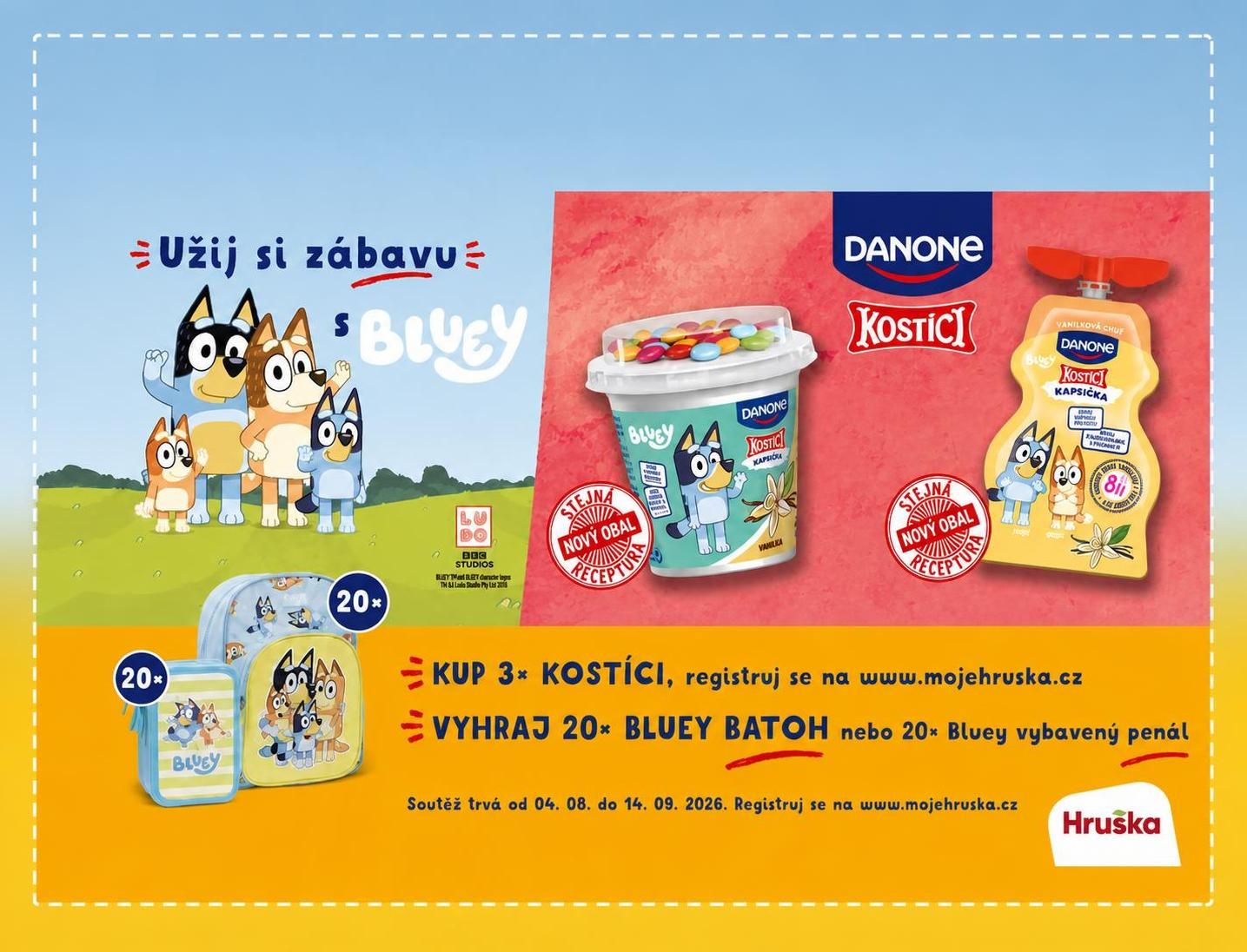 Kostíci v Hrušce: výhry Bluey