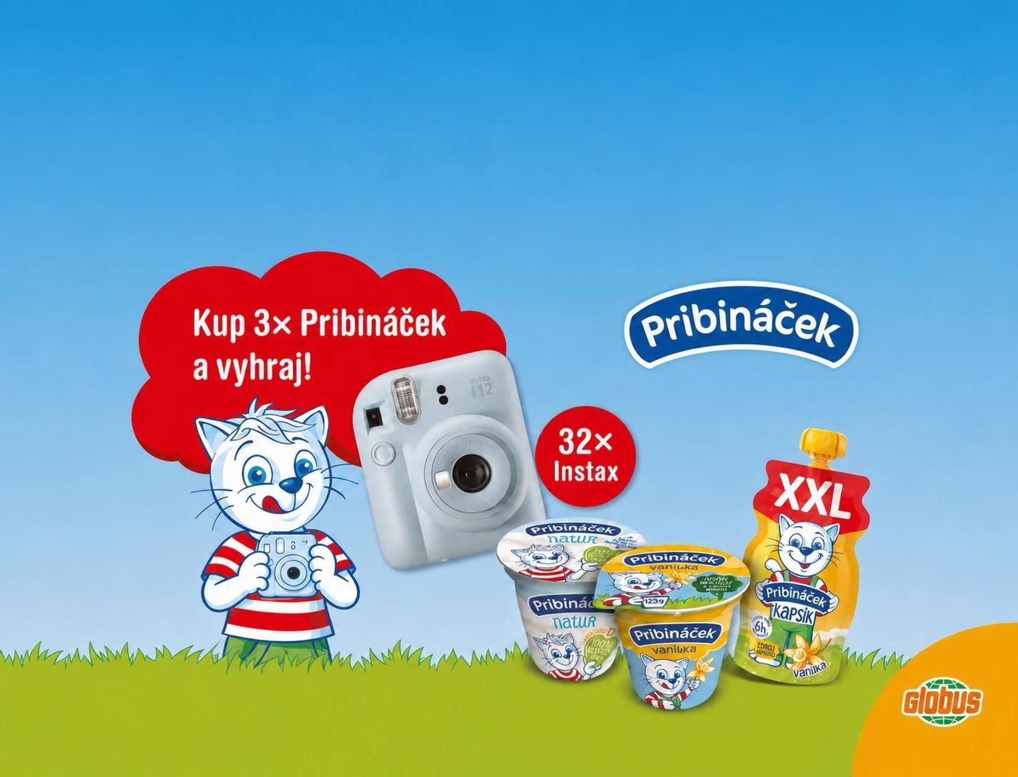 Pribináček: Instax v Globusu