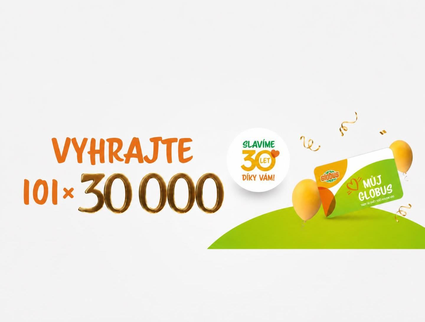Globus: 30 000 Kč v bonusech