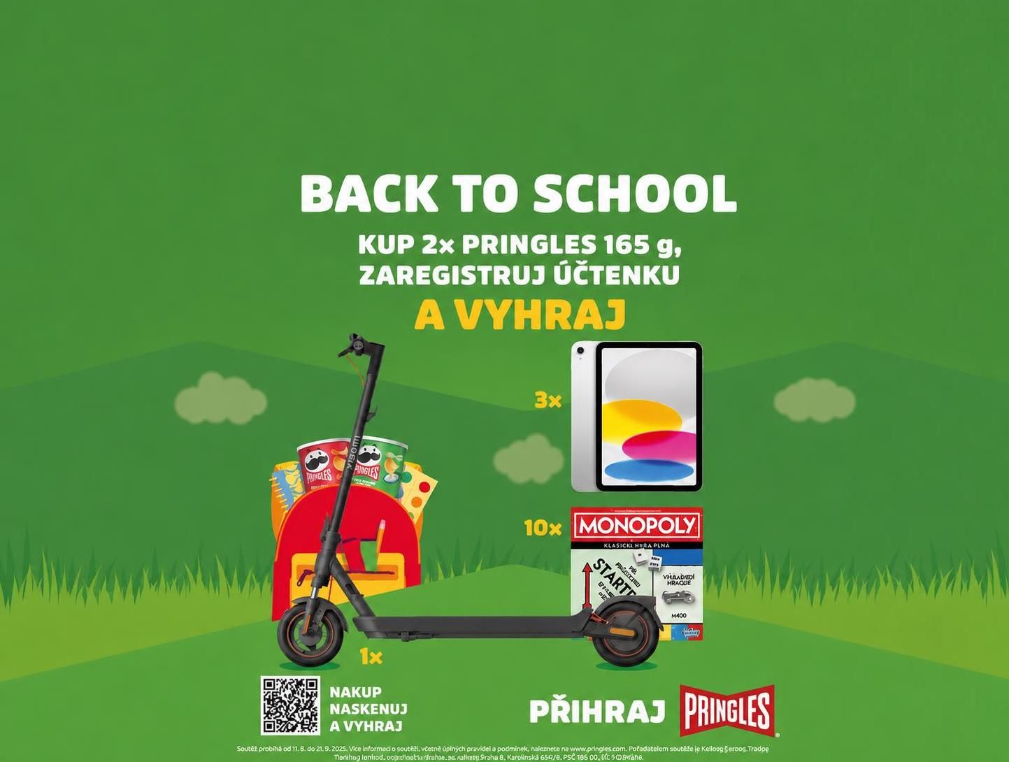 Pringles: Vyhrajte elektrokoloběžku