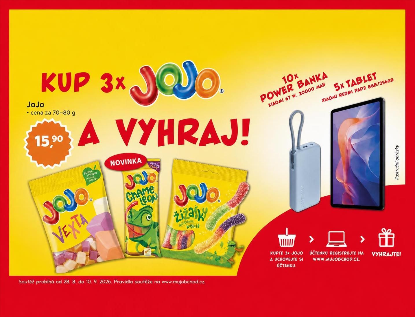 Soutěž JoJo o Xiaomi ceny