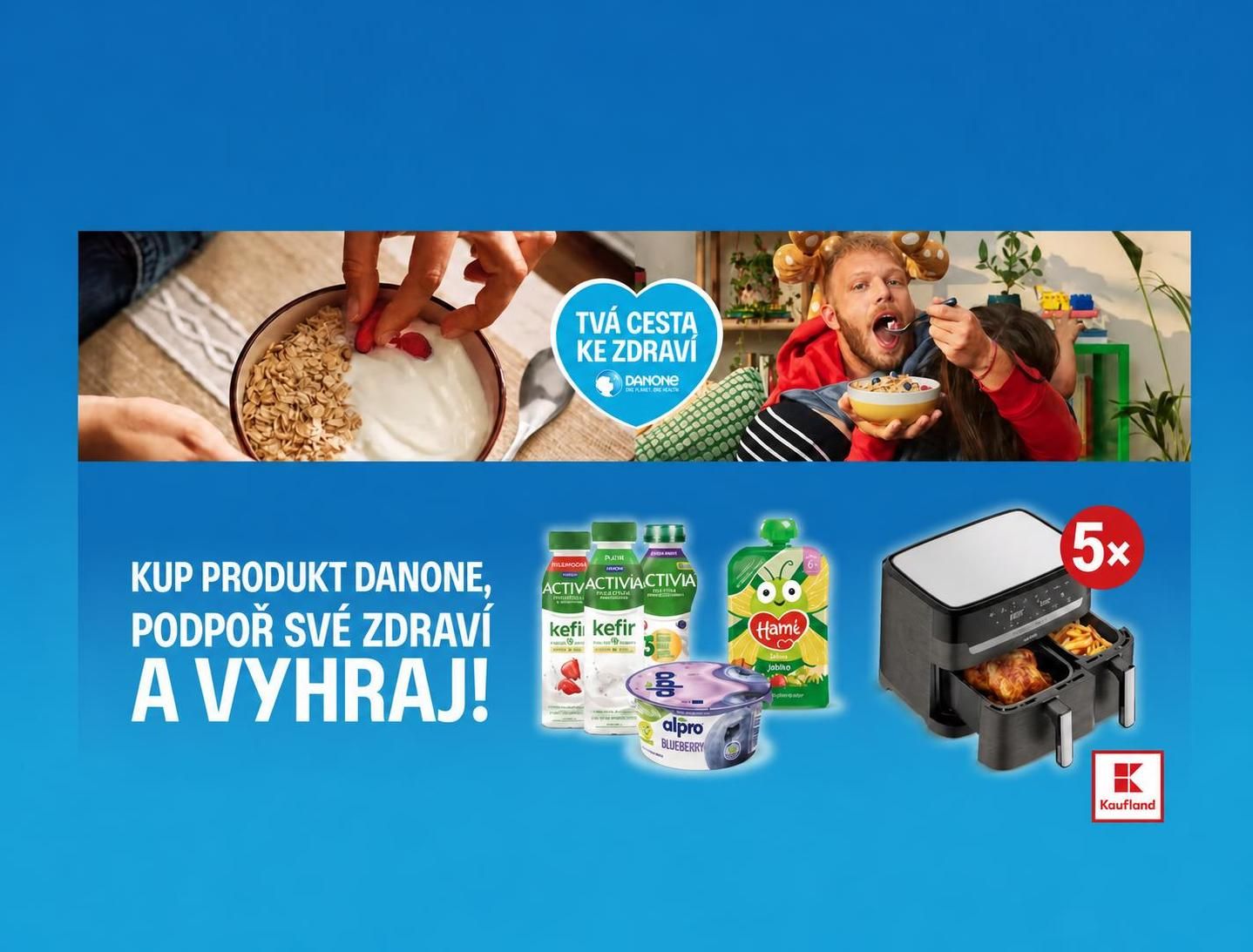 Danone o fritézy Tefal