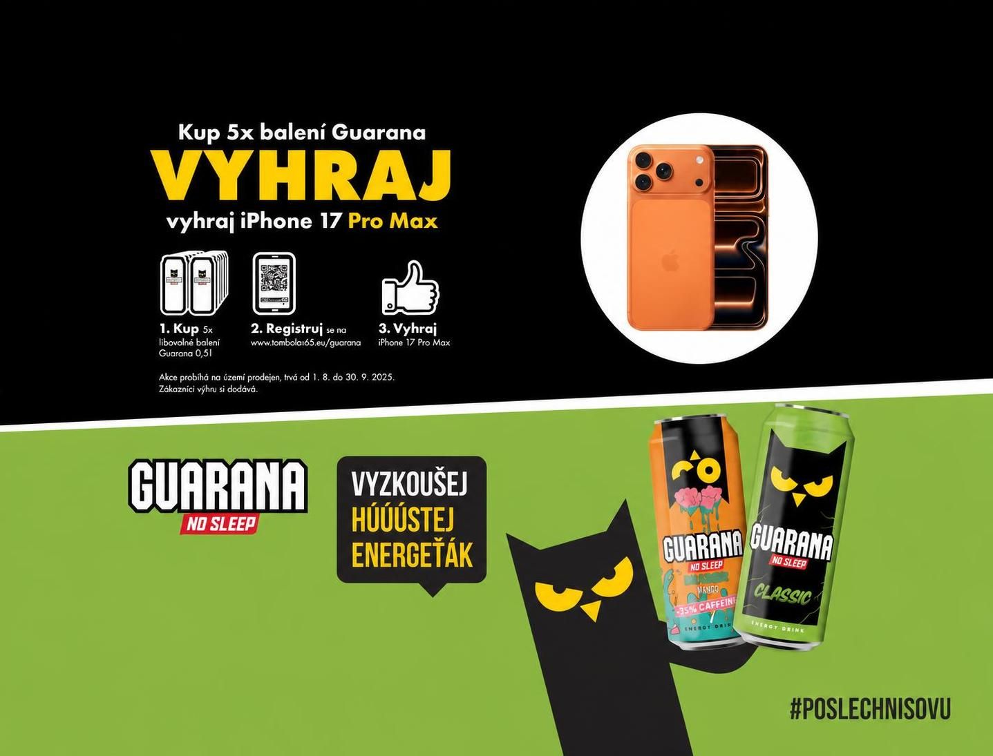 Guarana: Vyhrajte iPhone 17 Pro Max
