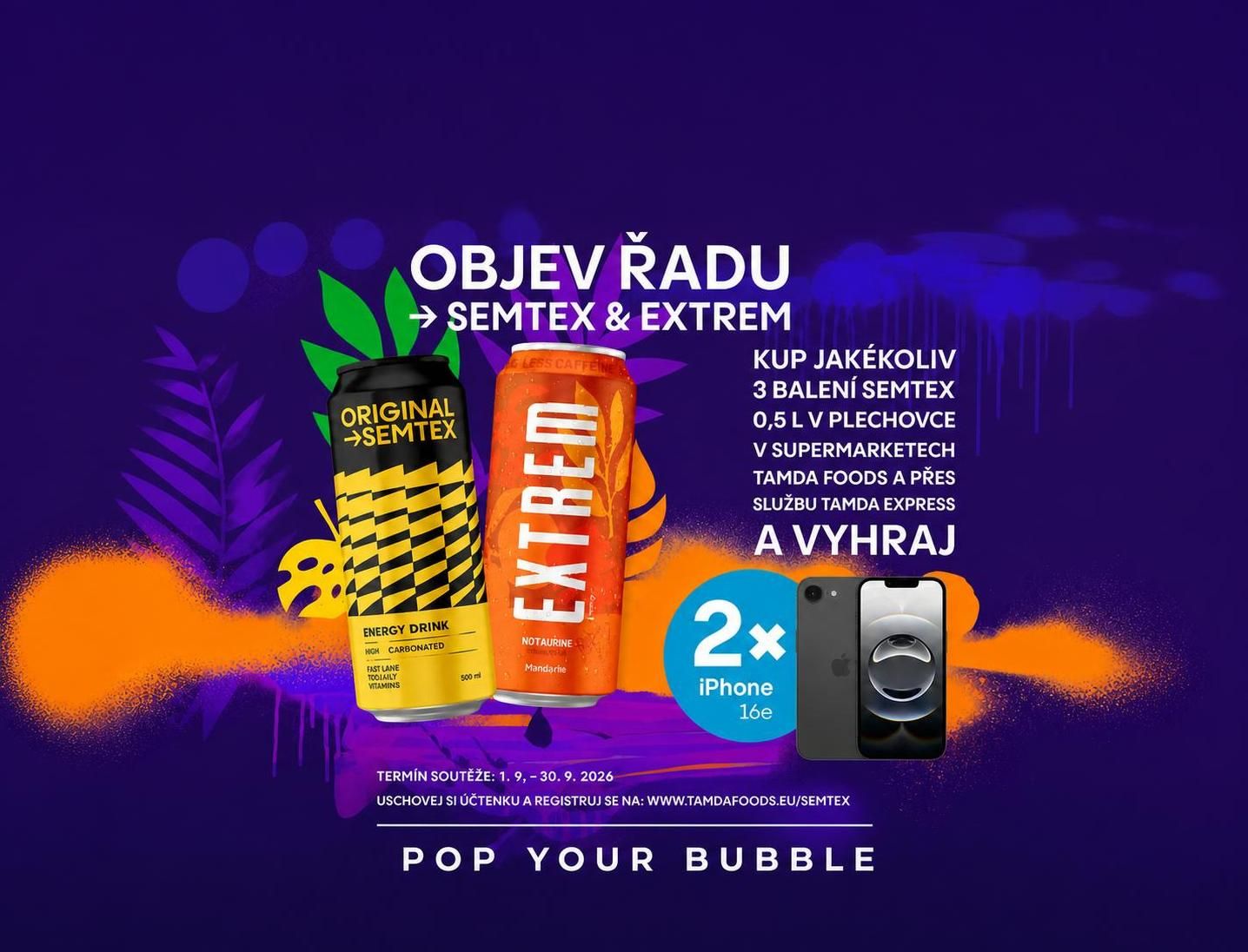 Soutěž Semtex o 2× iPhone 16e