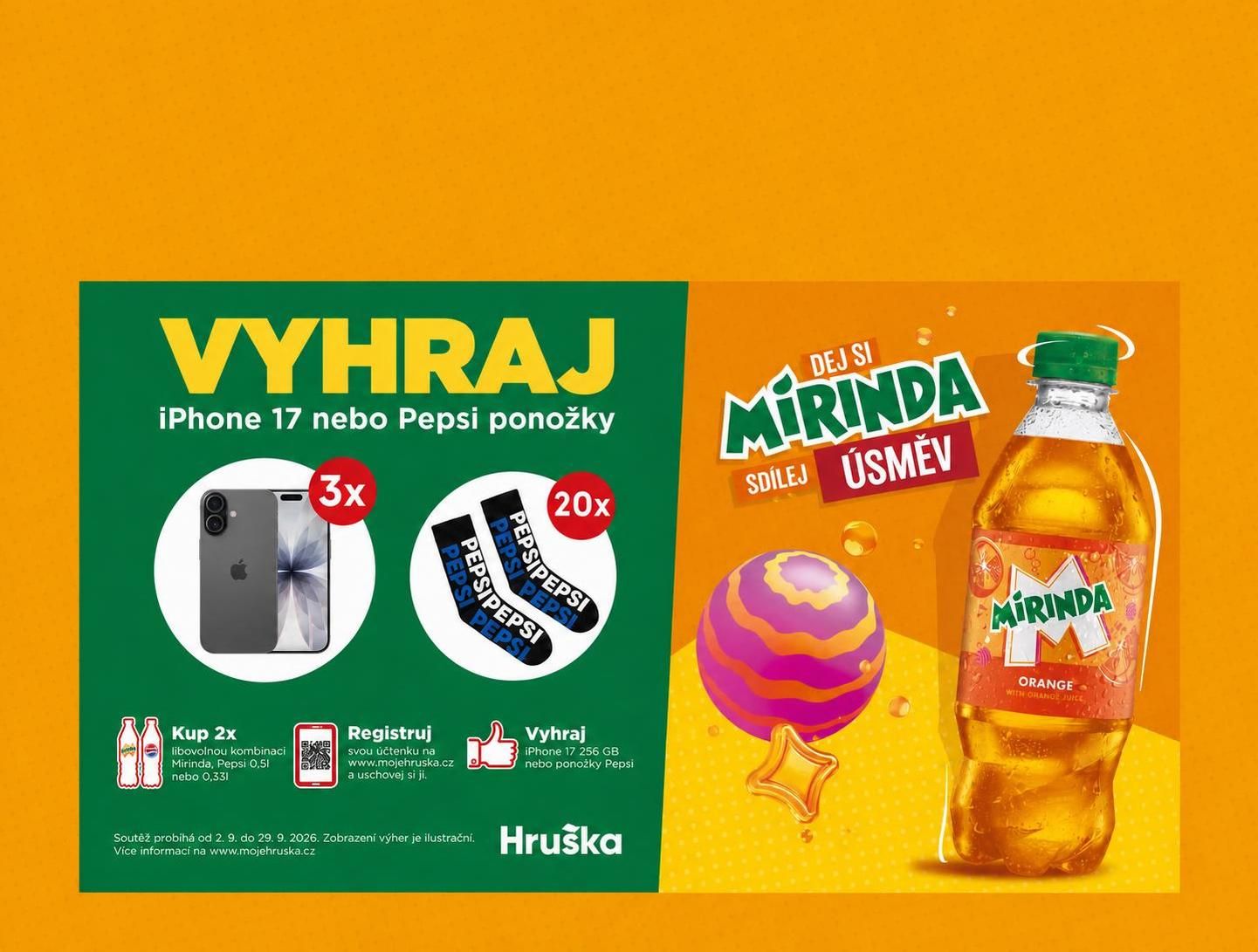 Mirinda a Pepsi o iPhone 17