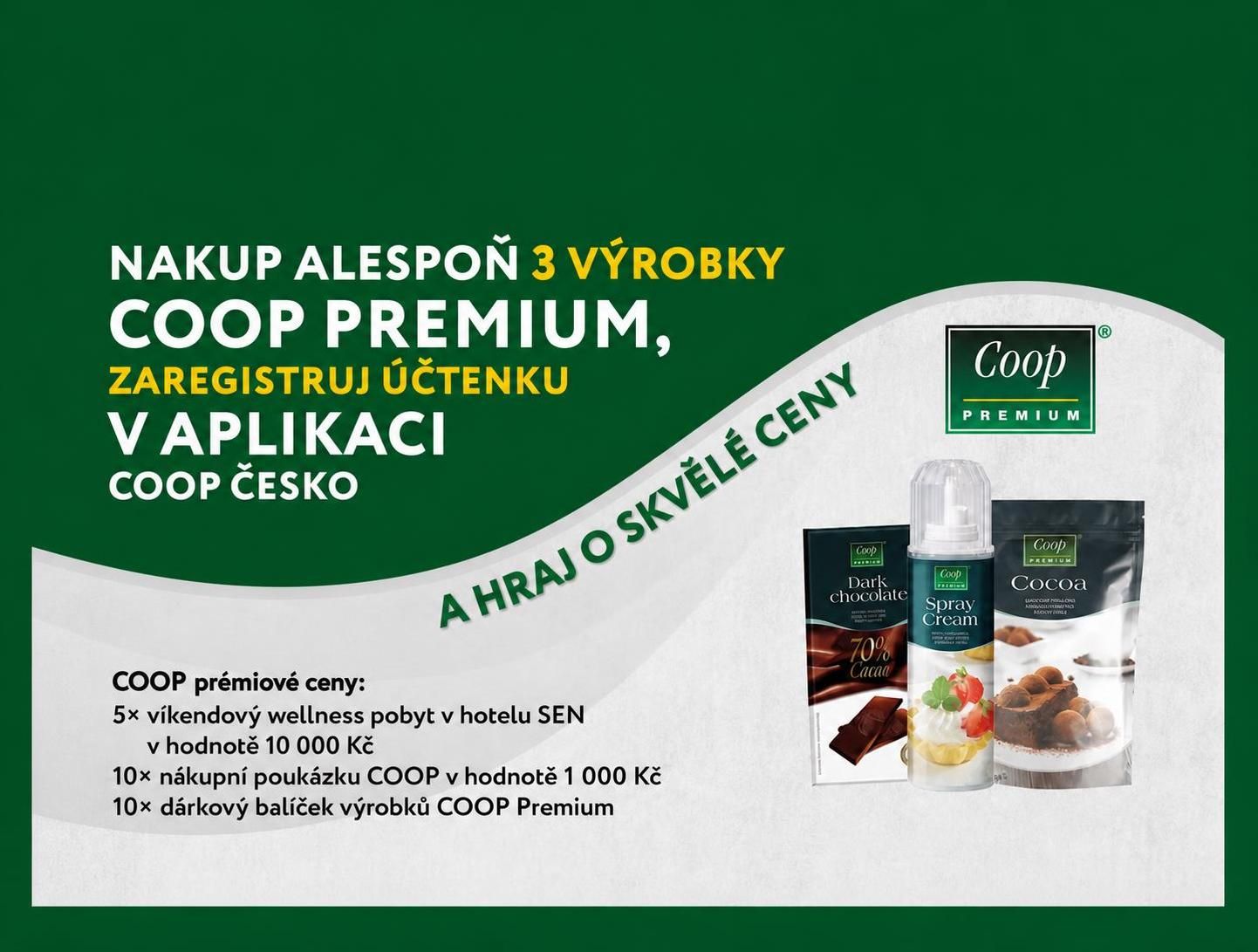 COOP Premium o wellness pobyty
