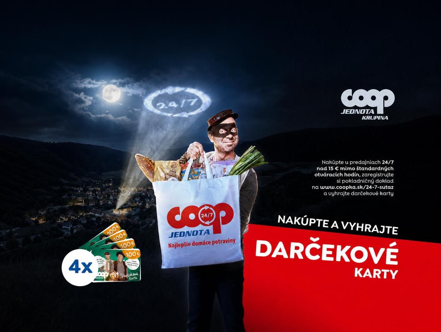 Súťaž 24/7 o darčekové karty