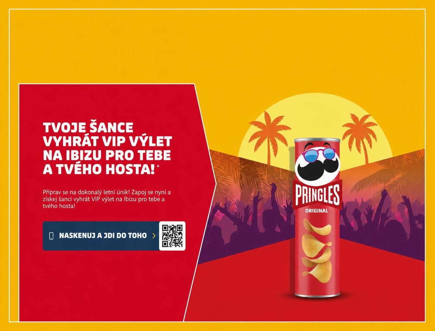 Pringles: VIP zájezd na Ibizu
