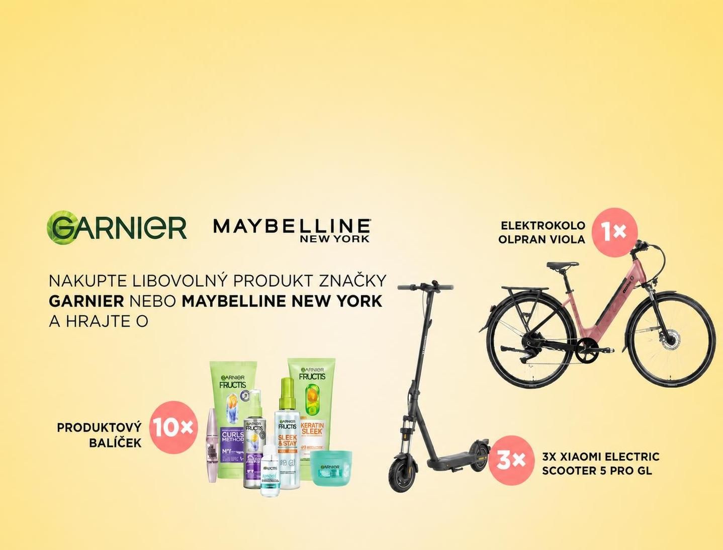 Soutěž Garnier a Maybelline