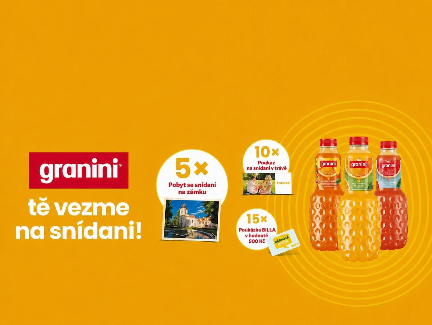 Granini v Bille: zámek Loučeň