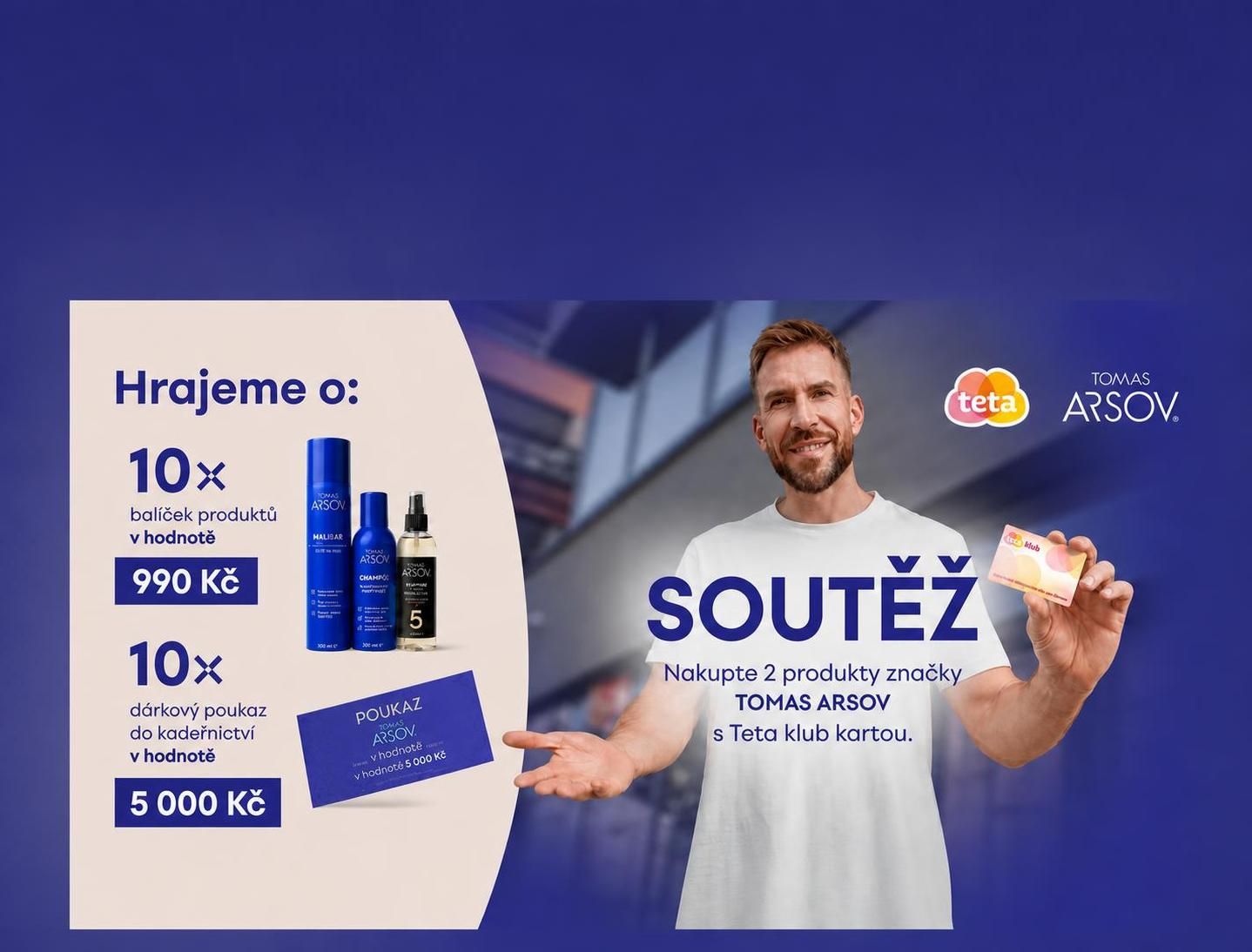 Soutěž TOMAS ARSOV v Tetě