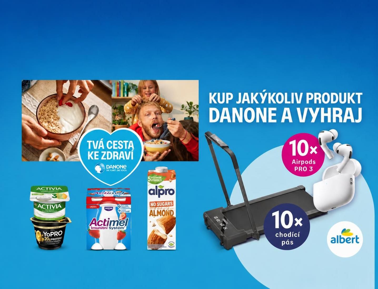 Danone: AirPods Pro 3 a Walking Pad
