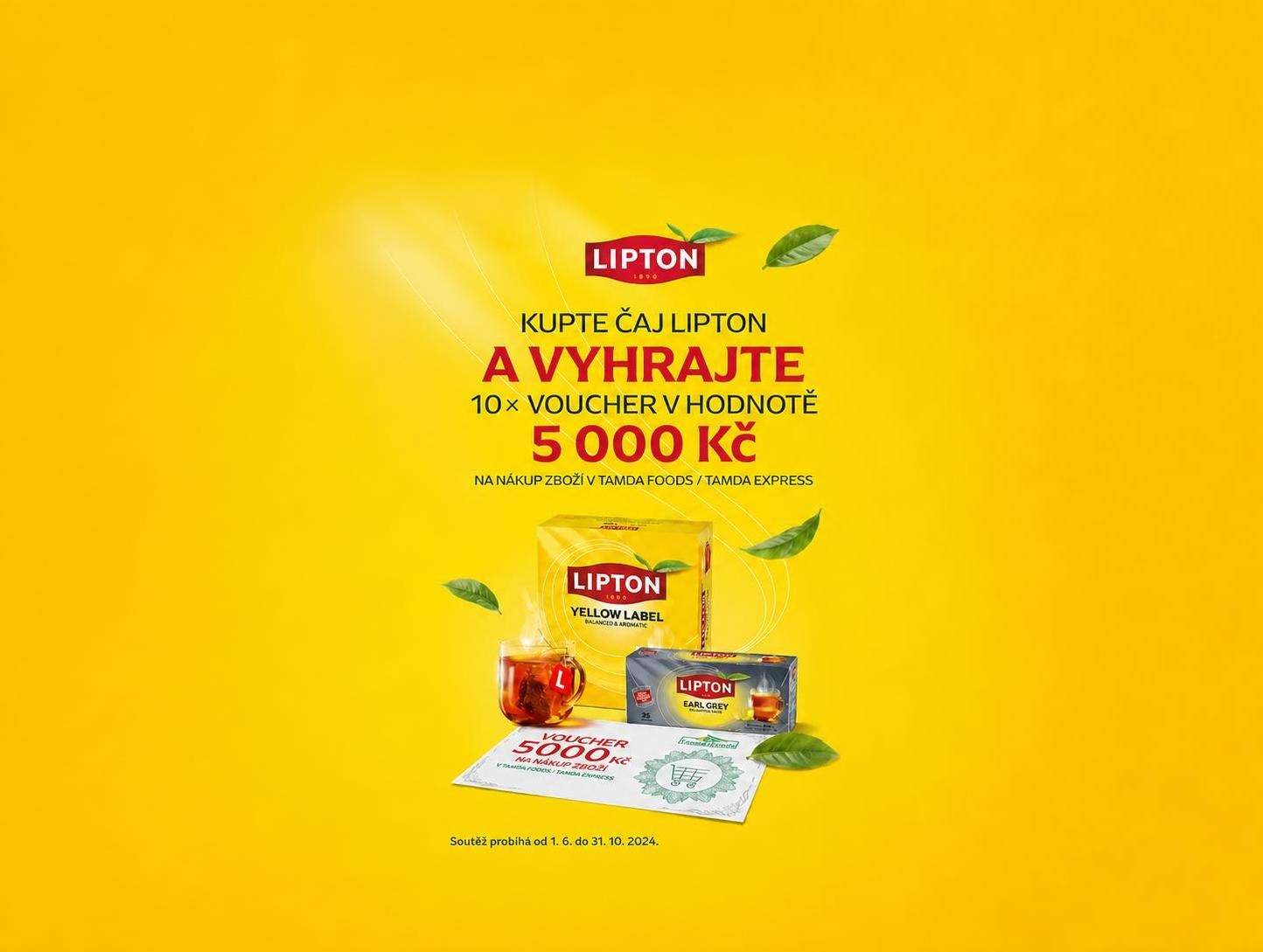 Lipton o voucher TAMDA 5 000 Kč