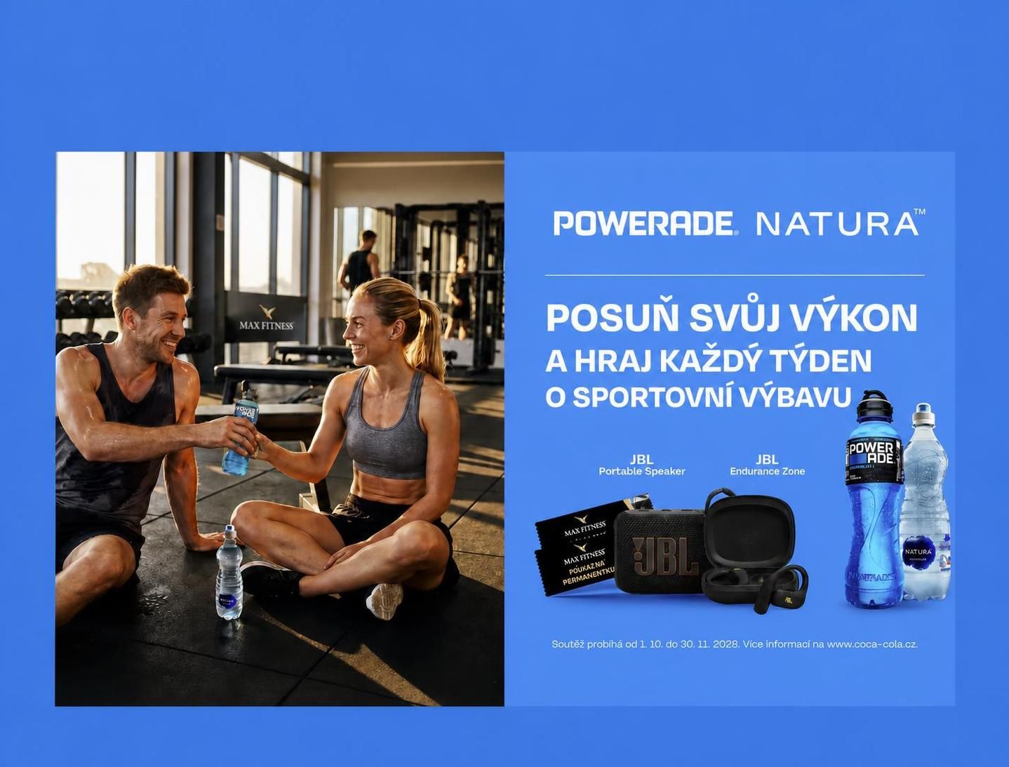 Soutěž Powerade o permanentky a JBL