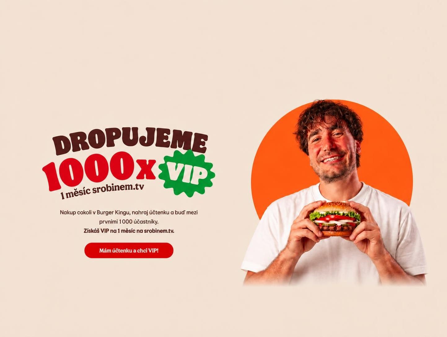 Burger King: VIP na srobinem.tv