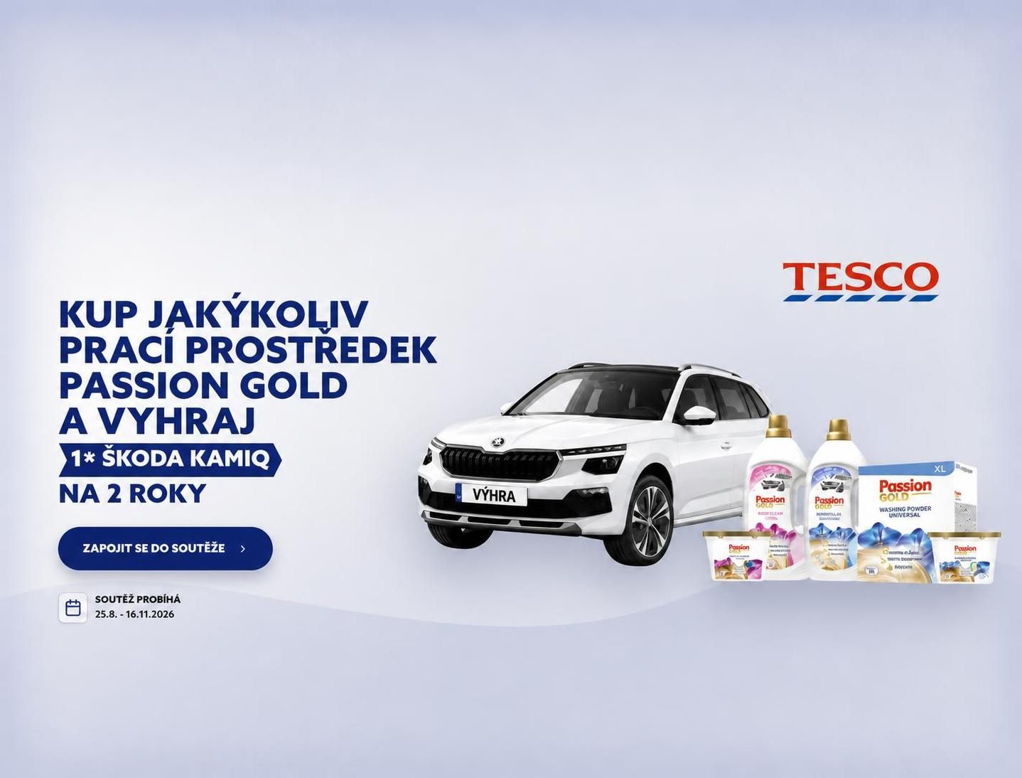 Passion Gold soutěž o Škodu Kamiq