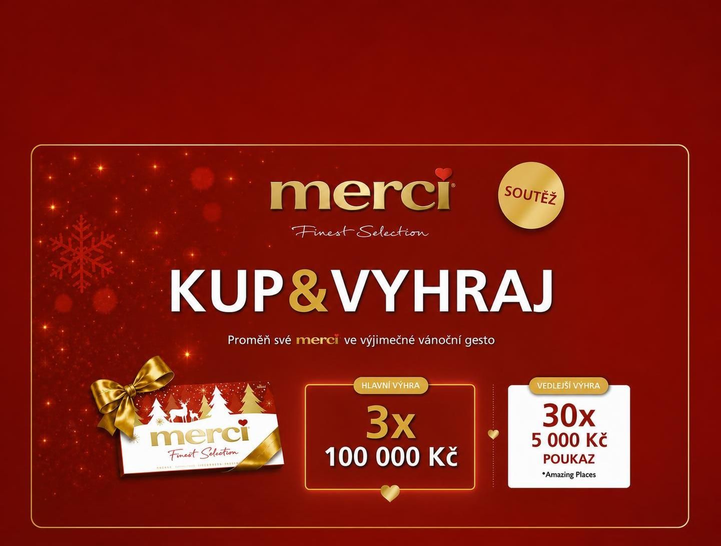 Soutěž merci o 100 000 Kč
