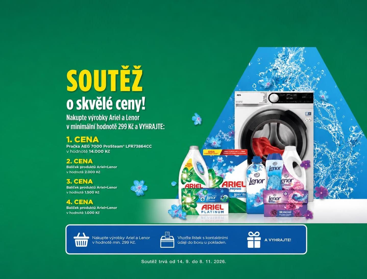 Qanto+ o pračku AEG a Ariel