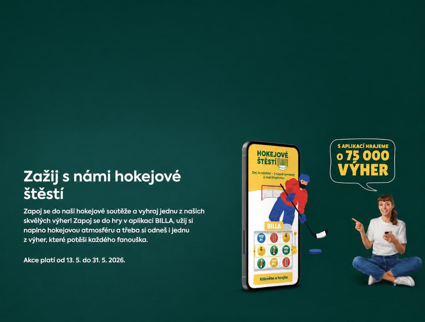 Soutěž BILLA Klub: Hokejové štěstí