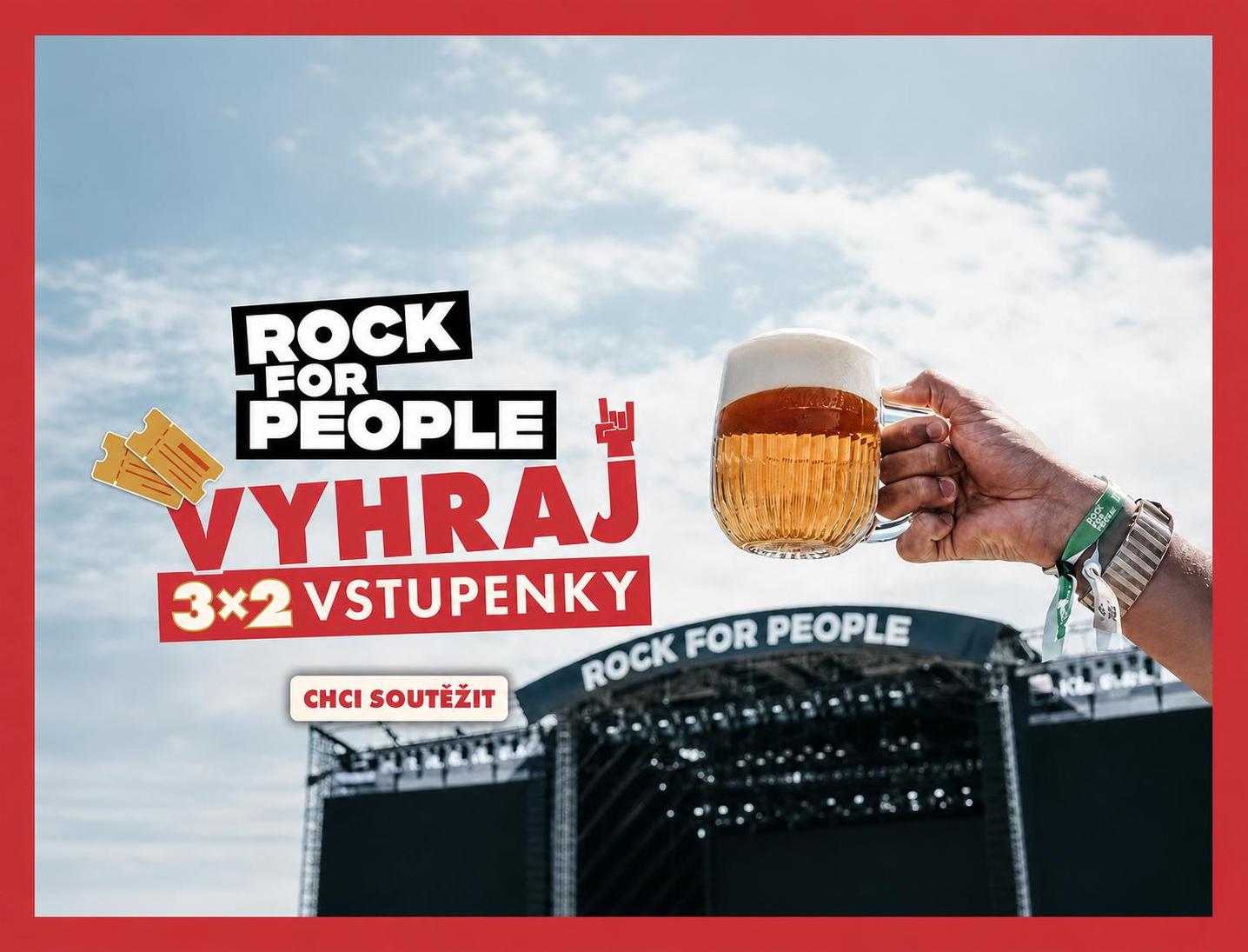 Budvar: vstupenky na Rock for People
