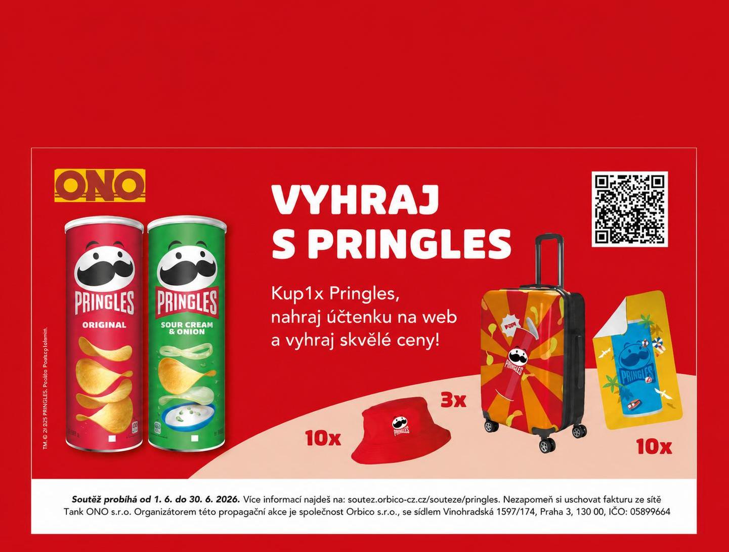 Letní soutěž Pringles Tank ONO